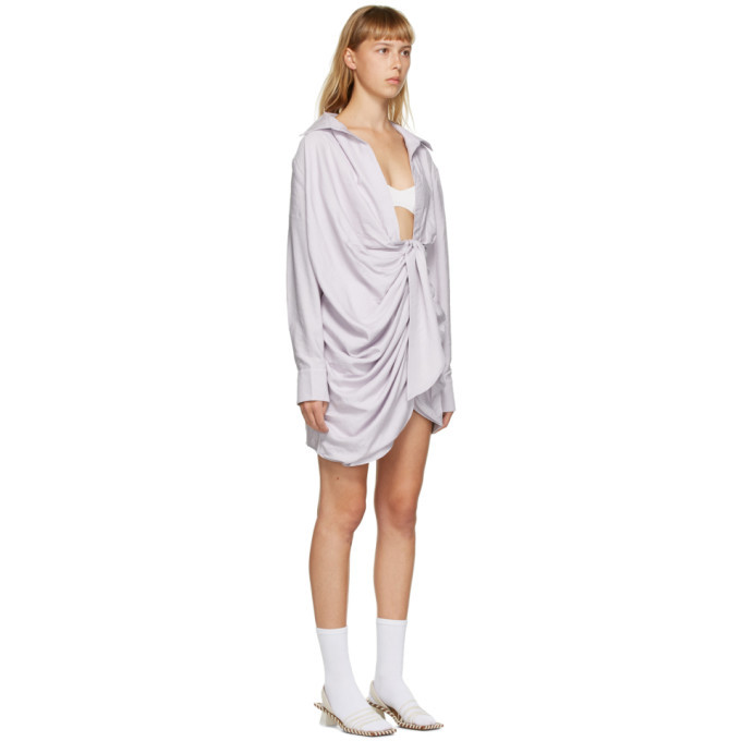 jacquemus purple dress