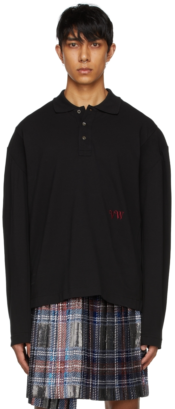 Vivienne Westwood Black Cotton Polo Vivienne Westwood