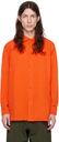 CASEY CASEY Orange Big Raccourcie Shirt