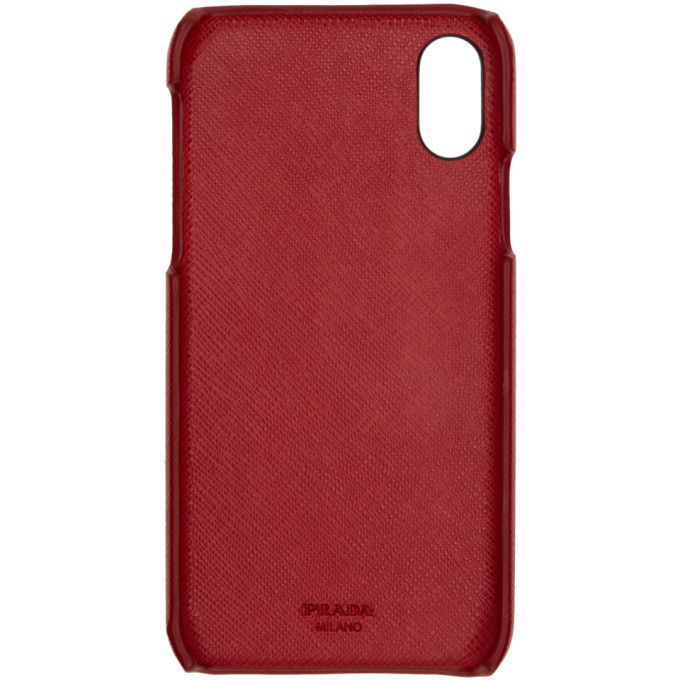 Prada Red Fish iPhone X Case Prada