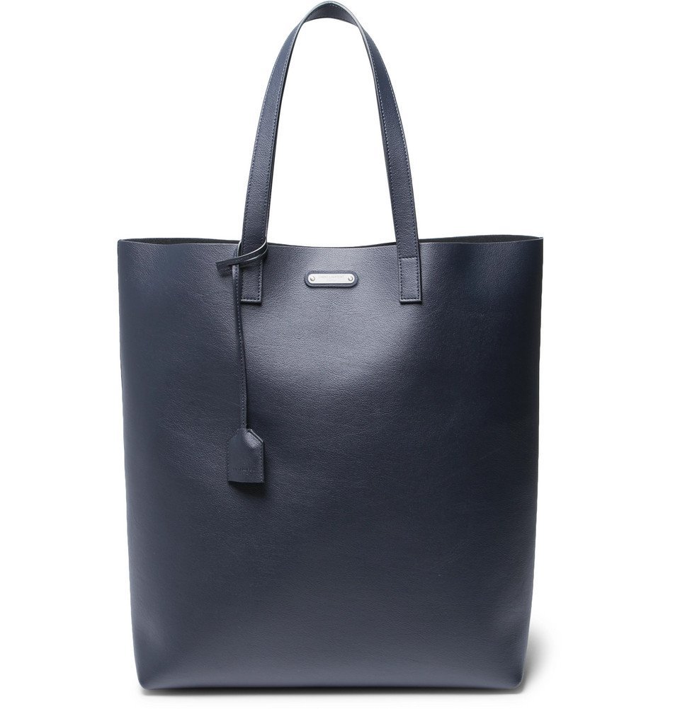 saint laurent leather shopper