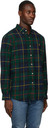 Polo Ralph Lauren Green & Navy Flannel Shirt