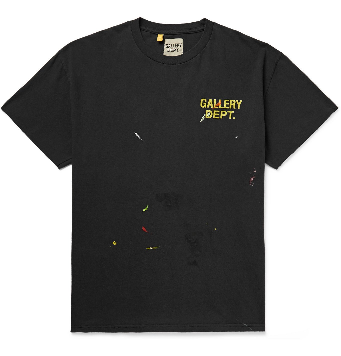 Gallery Dept. - Boardwalk Logo-Print Distressed Cotton-Jersey T-Shirt ...