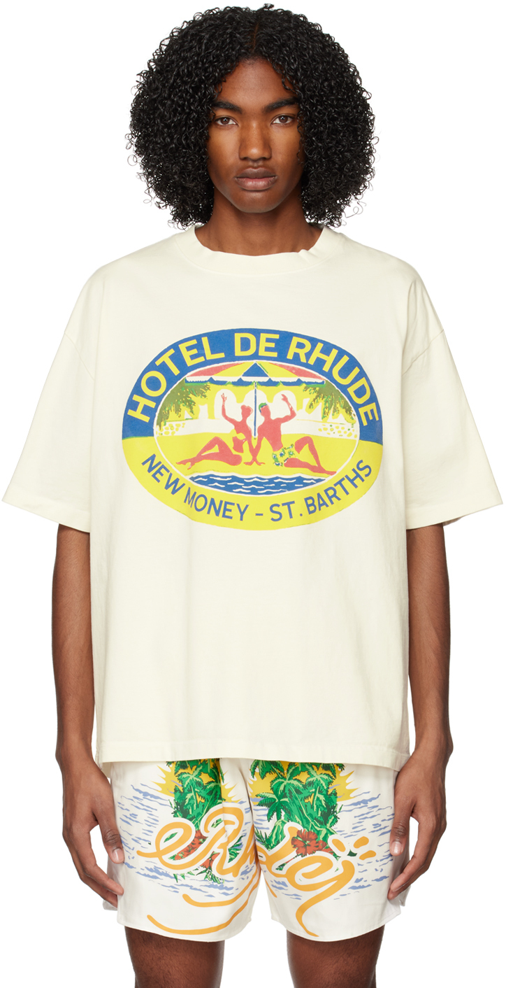 Rhude Off-White 'Hotel de Rhude' T-Shirt Rhude