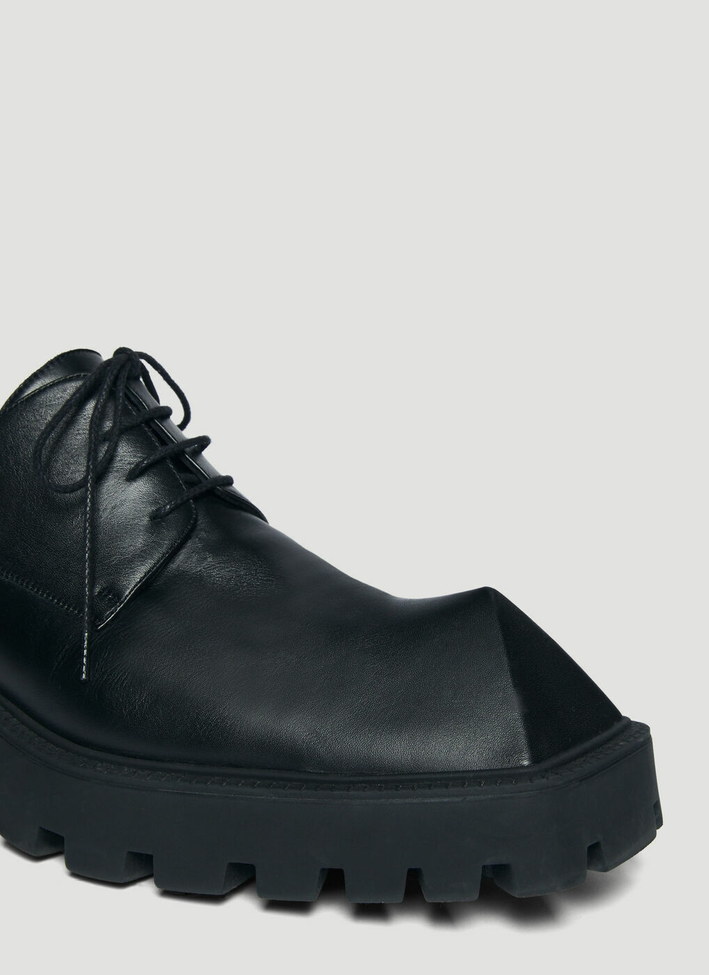 Balenciaga - Rhino Derby Shoes in Black Balenciaga
