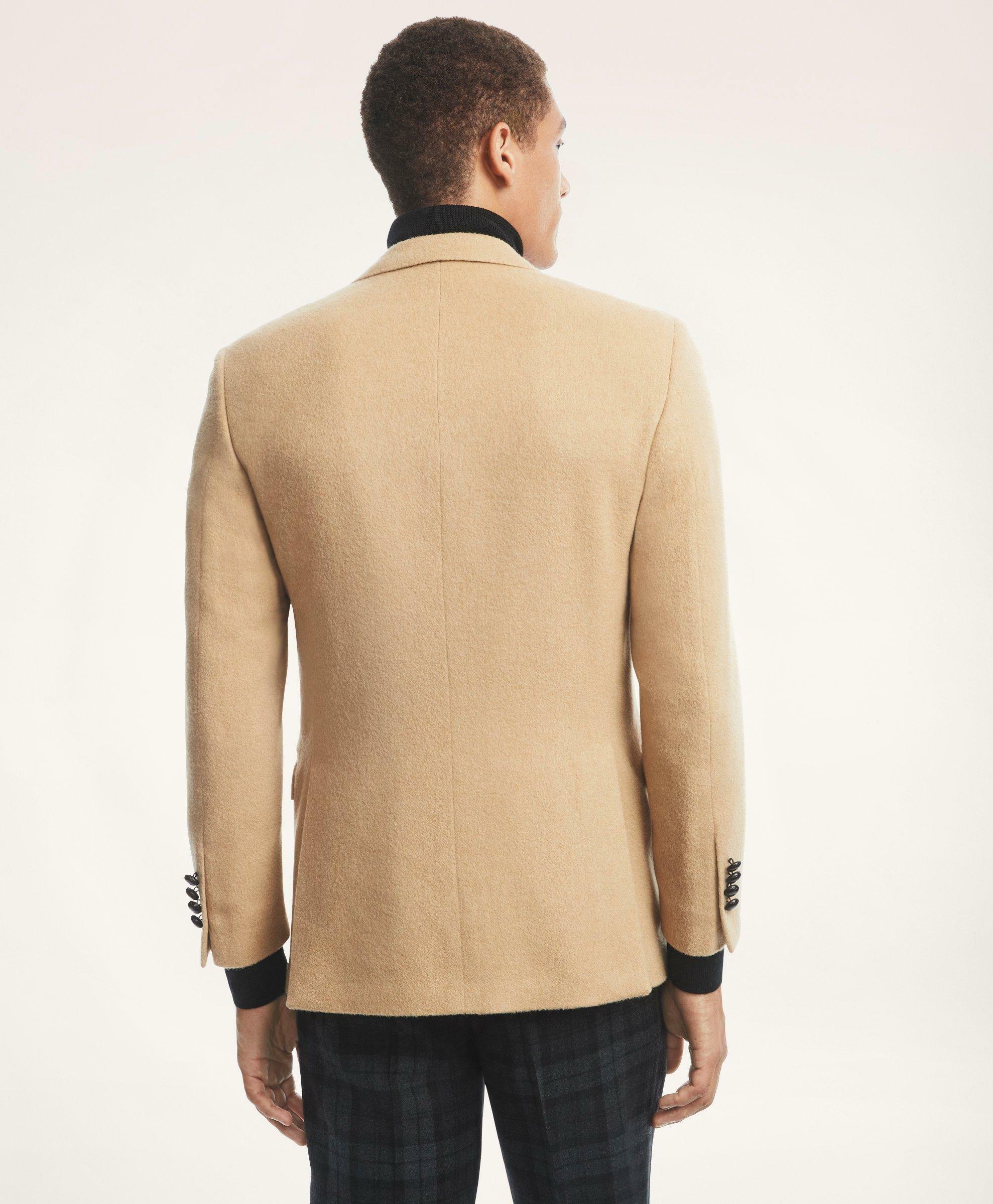 Brooks Brothers Men's Milano Slim-Fit Camel Hair Sport Coat | Beige