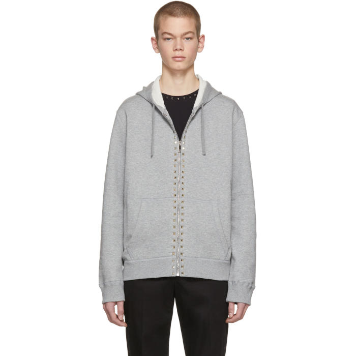 valentino studded hoodie