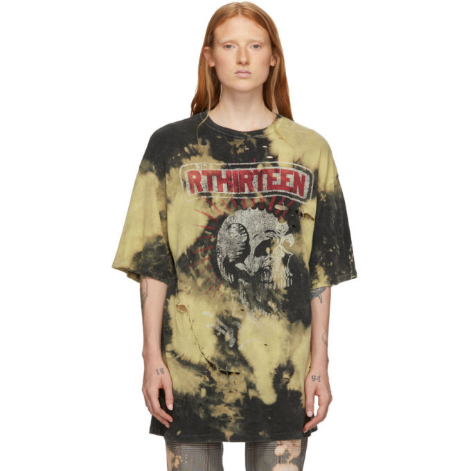 black and yellow oversized t shirt