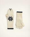 Brooks Brothers Women's Wool Cashmere Knit Snowflake Gloves