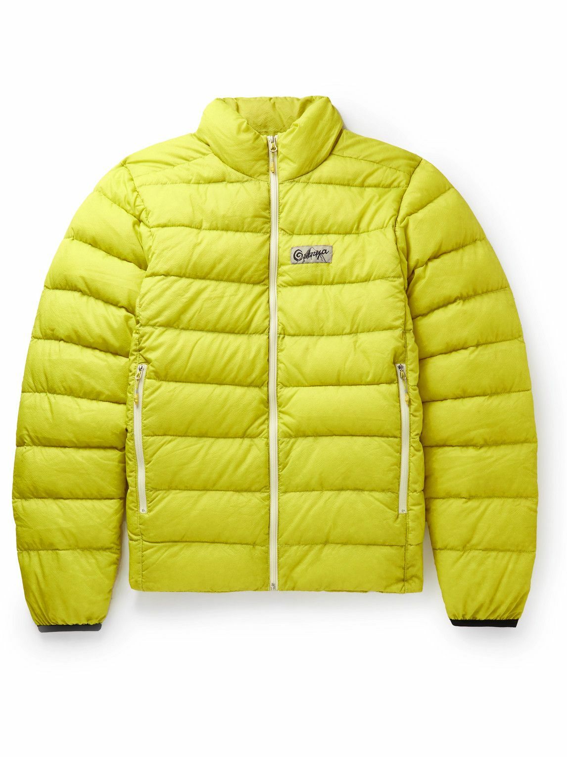 OSTRYA Quilted Ripstop Down Jacket Yellow Ostrya
