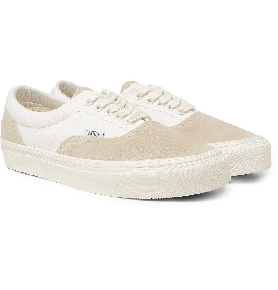 vans canvas suede era