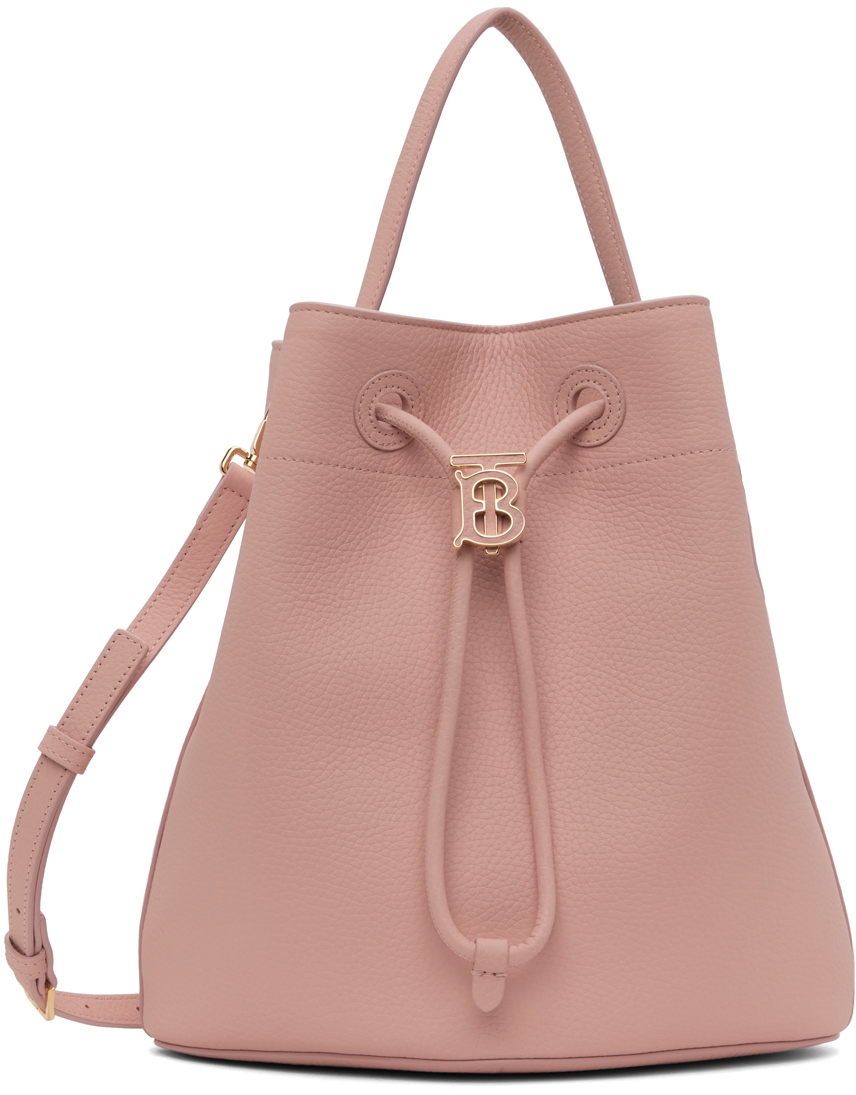 Burberry Pink Small Tb Bucket Bag Burberry 7139