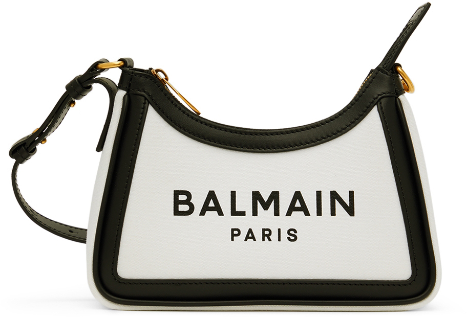 Balmain White B-Army Shoulder Bag Balmain