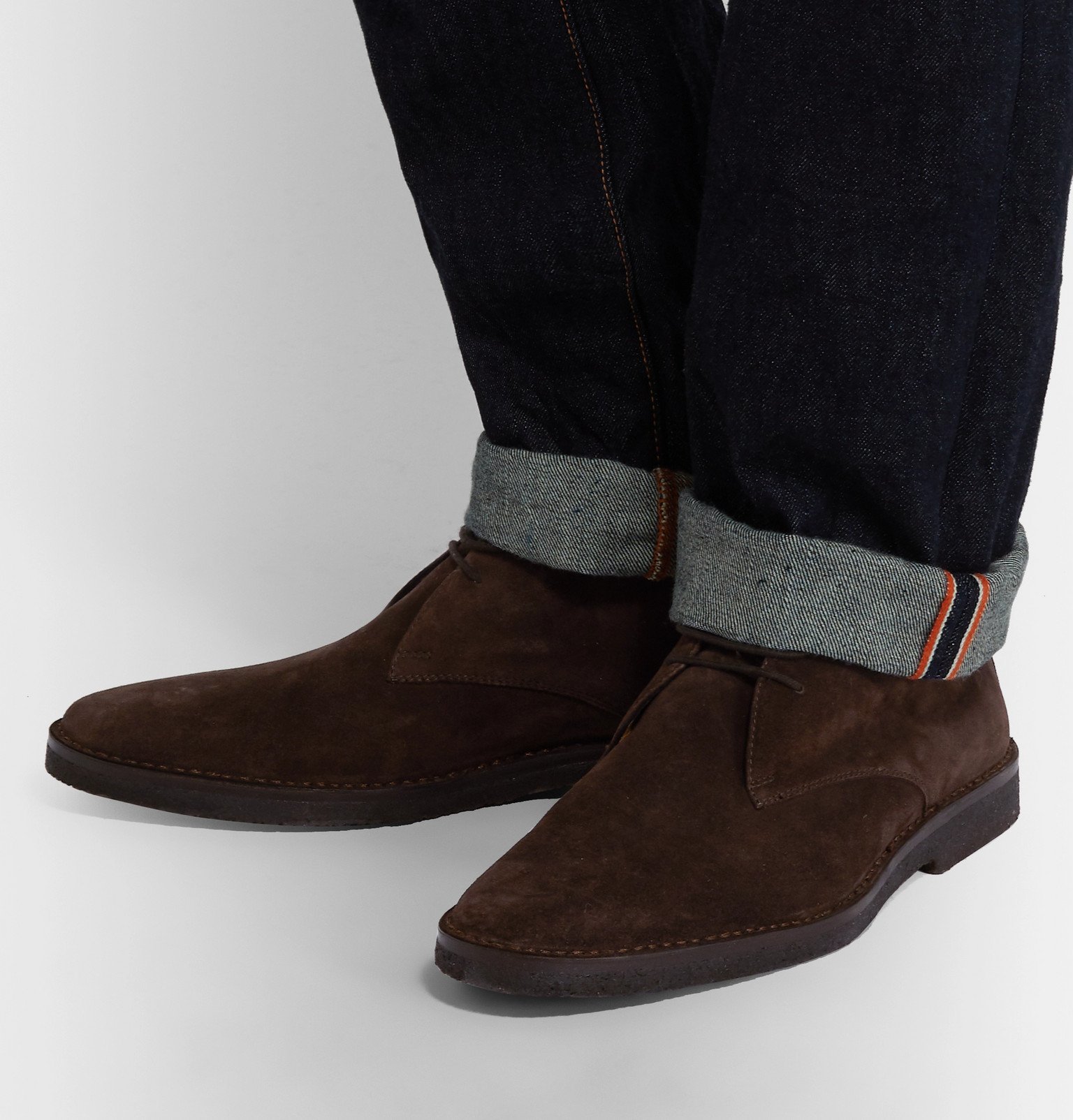 Connolly - Suede Desert Boots - Brown Connolly