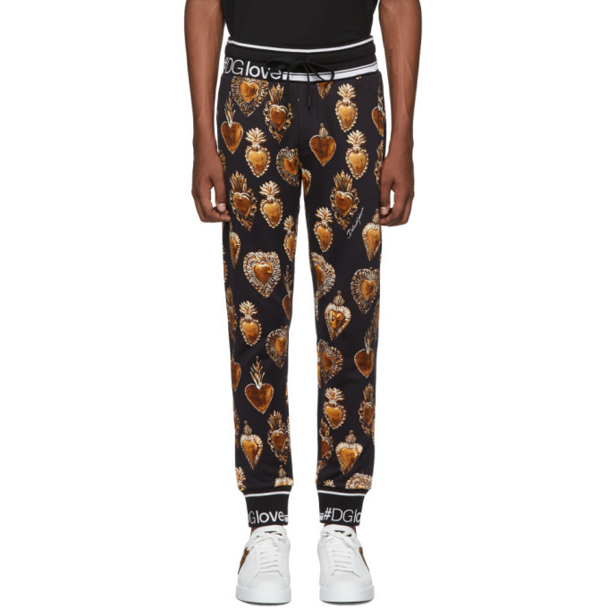 dolce and gabbana black pants