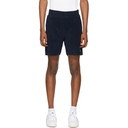 032c Navy Terry Logo Embroidery Shorts