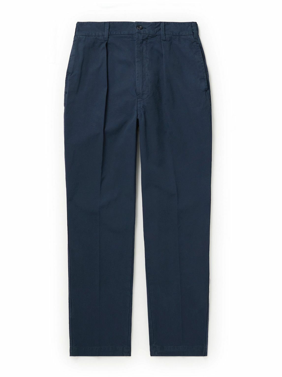 Drake's - MKII Cotton Trousers - Blue Drake's