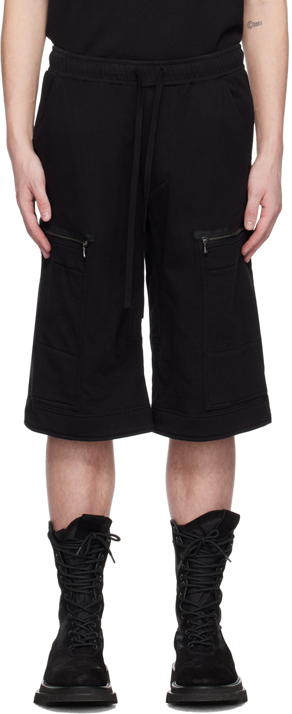 Julius Black Drawstring Shorts Julius
