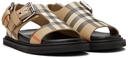 Burberry Baby Beige Check Sandals