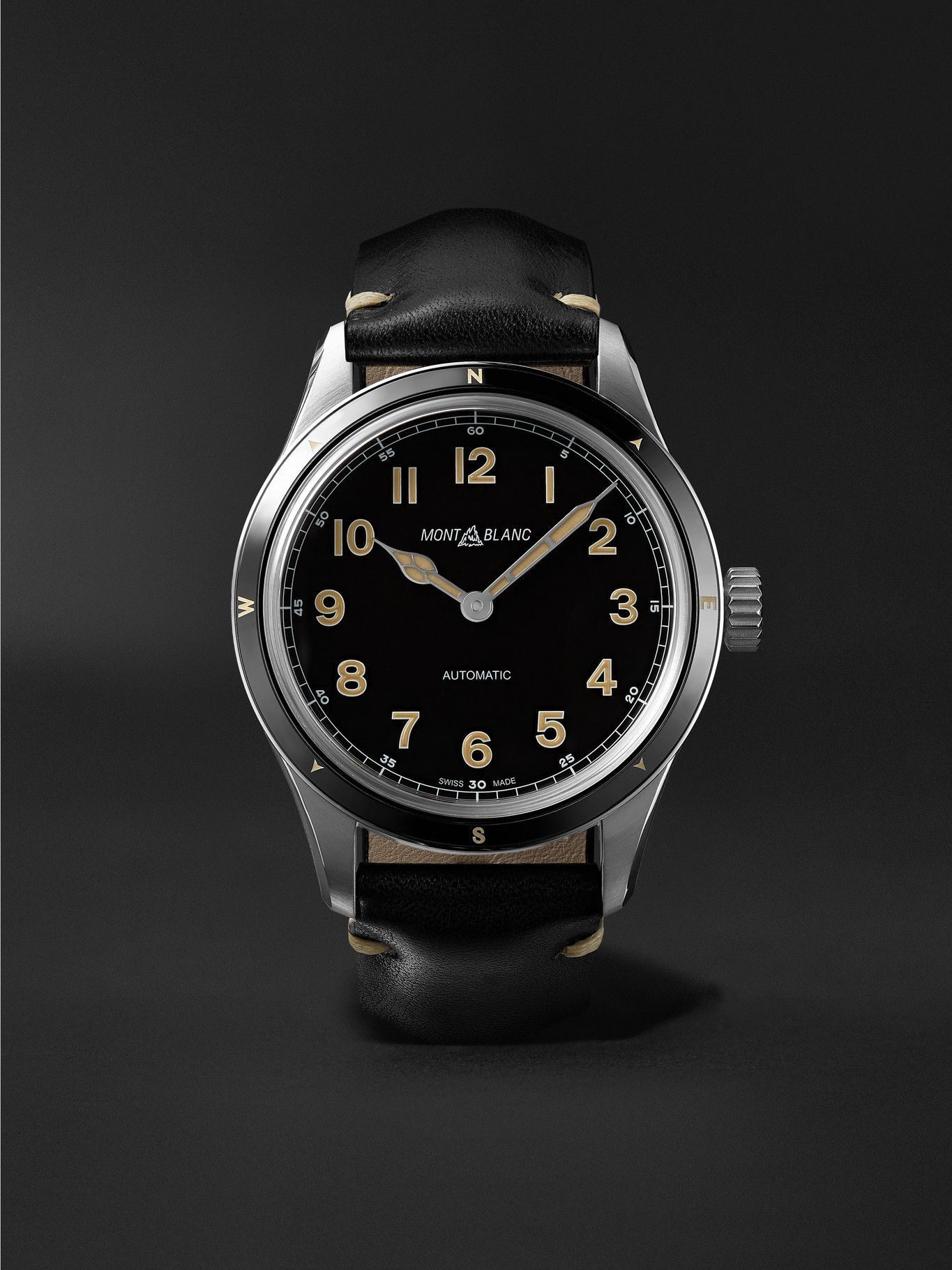 MONTBLANC - 1858 Limited Edition Automatic 40mm Stainless Steel and ...