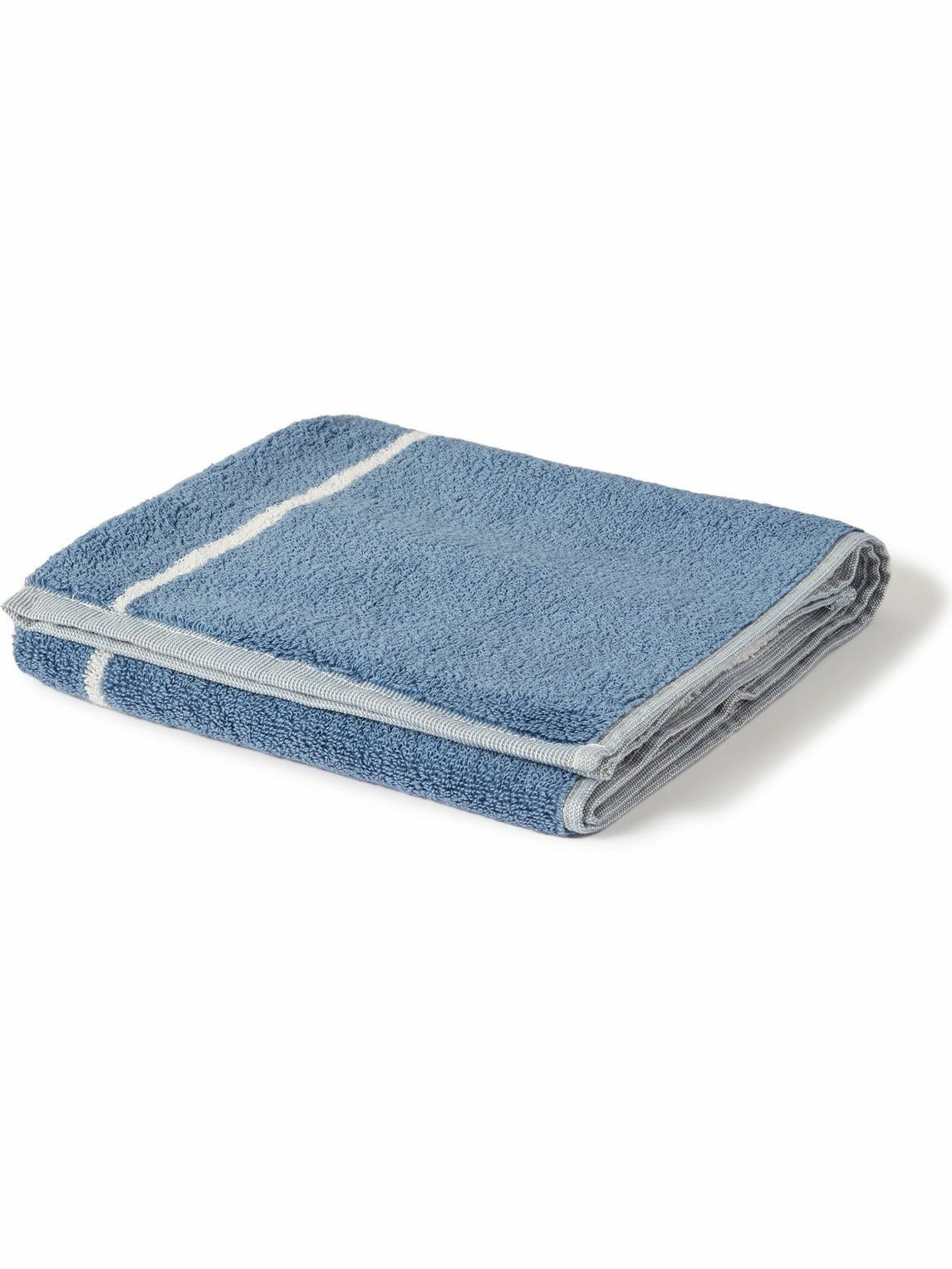 Photo: IN BED - Striped Organic Cotton-Terry Hand Towel