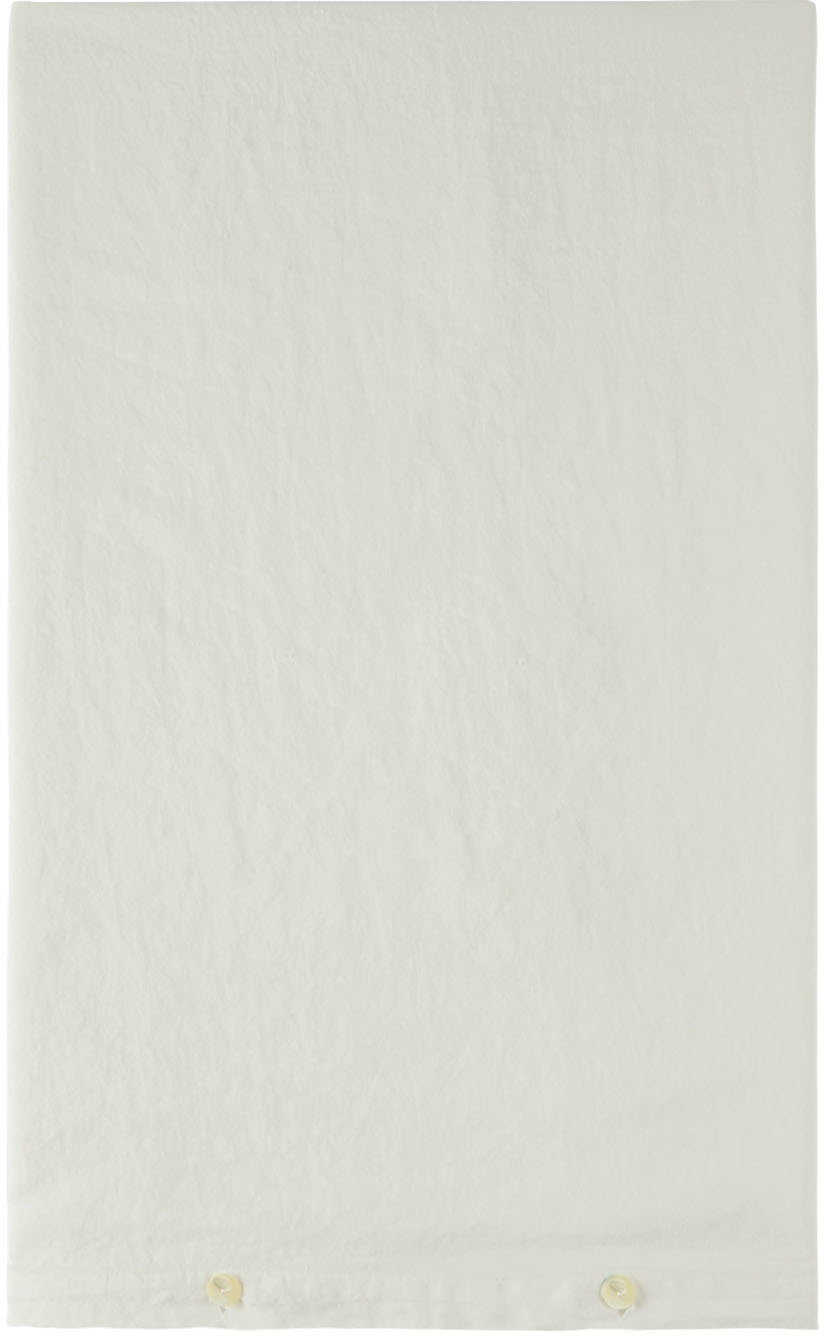 Tekla OffWhite French Linen Duvet Cover, King Tekla Fabrics