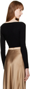 Reformation Black Narciso Sweater