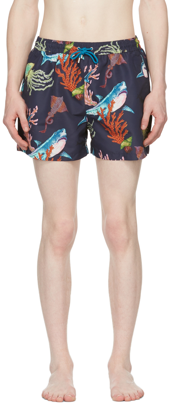 Paul Smith Navy Reef Swim Shorts Paul Smith
