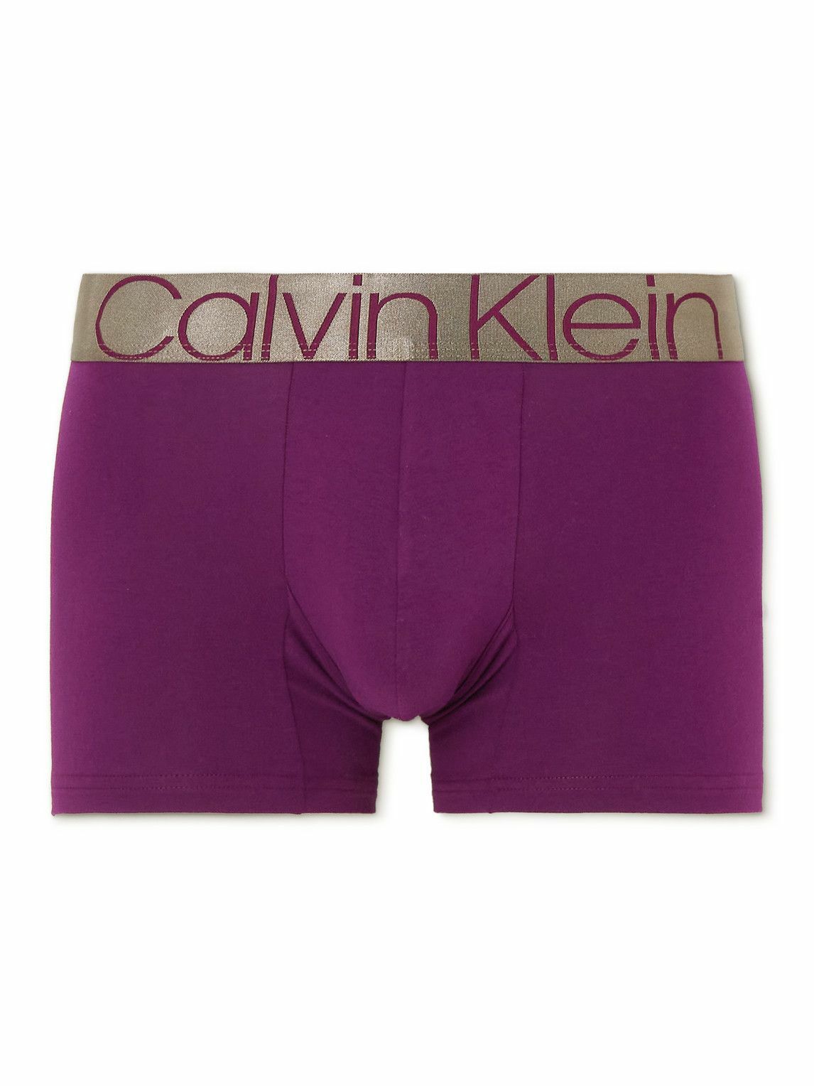 Calvin Klein Underwear Icon StretchCotton Trunks Purple Calvin