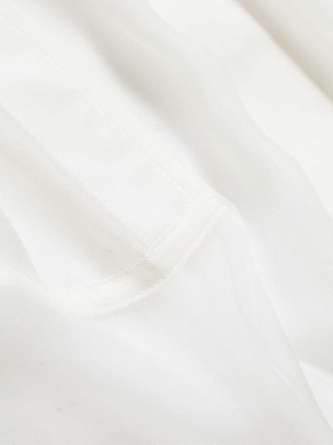 Rick Owens - Slim-Fit Silk-Chiffon Shirt - Neutrals