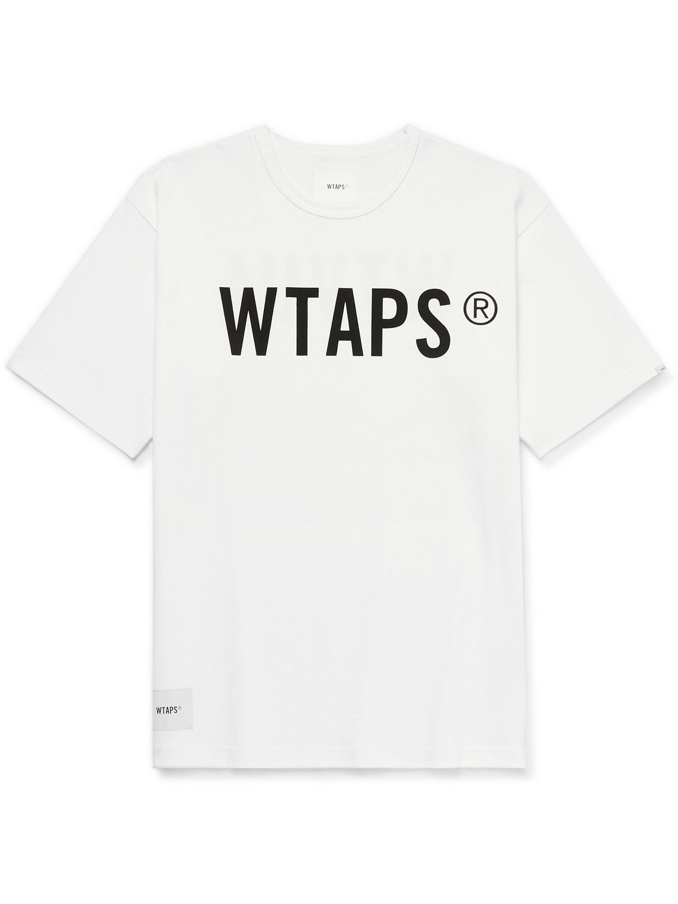 WTAPS - Banner Logo-Print Cotton-Jersey T-Shirt - White WTAPS