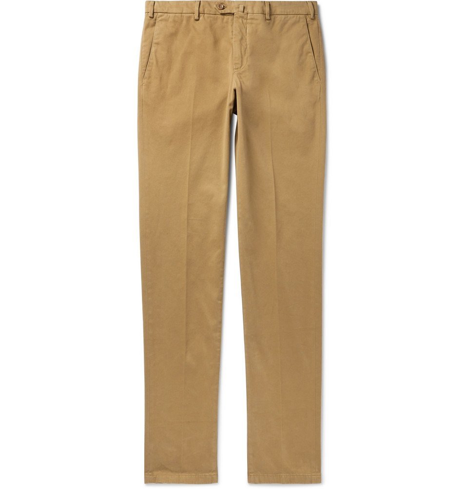 Loro Piana - Cotton-Blend Twill Chinos - Tan Loro Piana