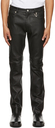 1017 ALYX 9SM Black Leather 6 Pocket Trousers