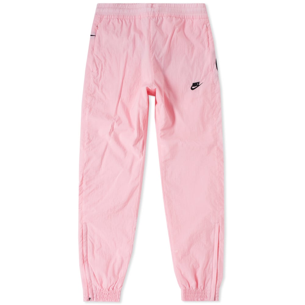 nike pink woven pants