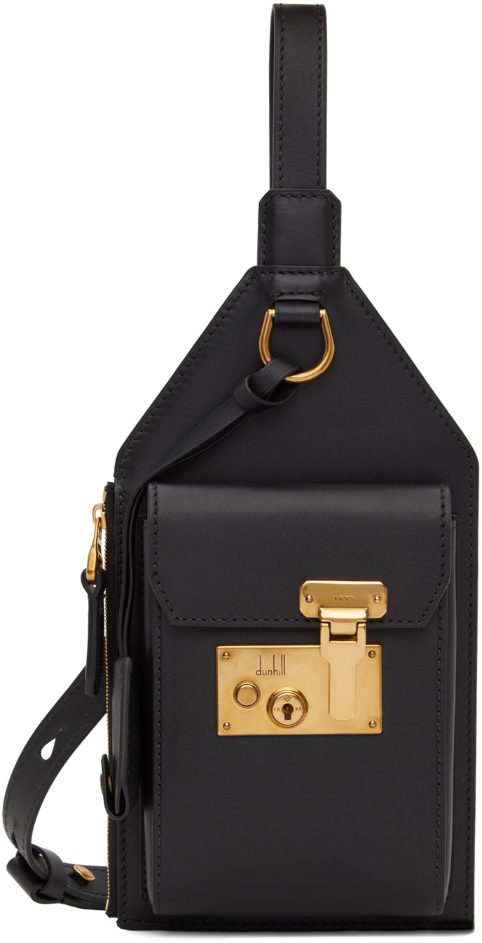 Dunhill Black Lock Messenger Bag Dunhill
