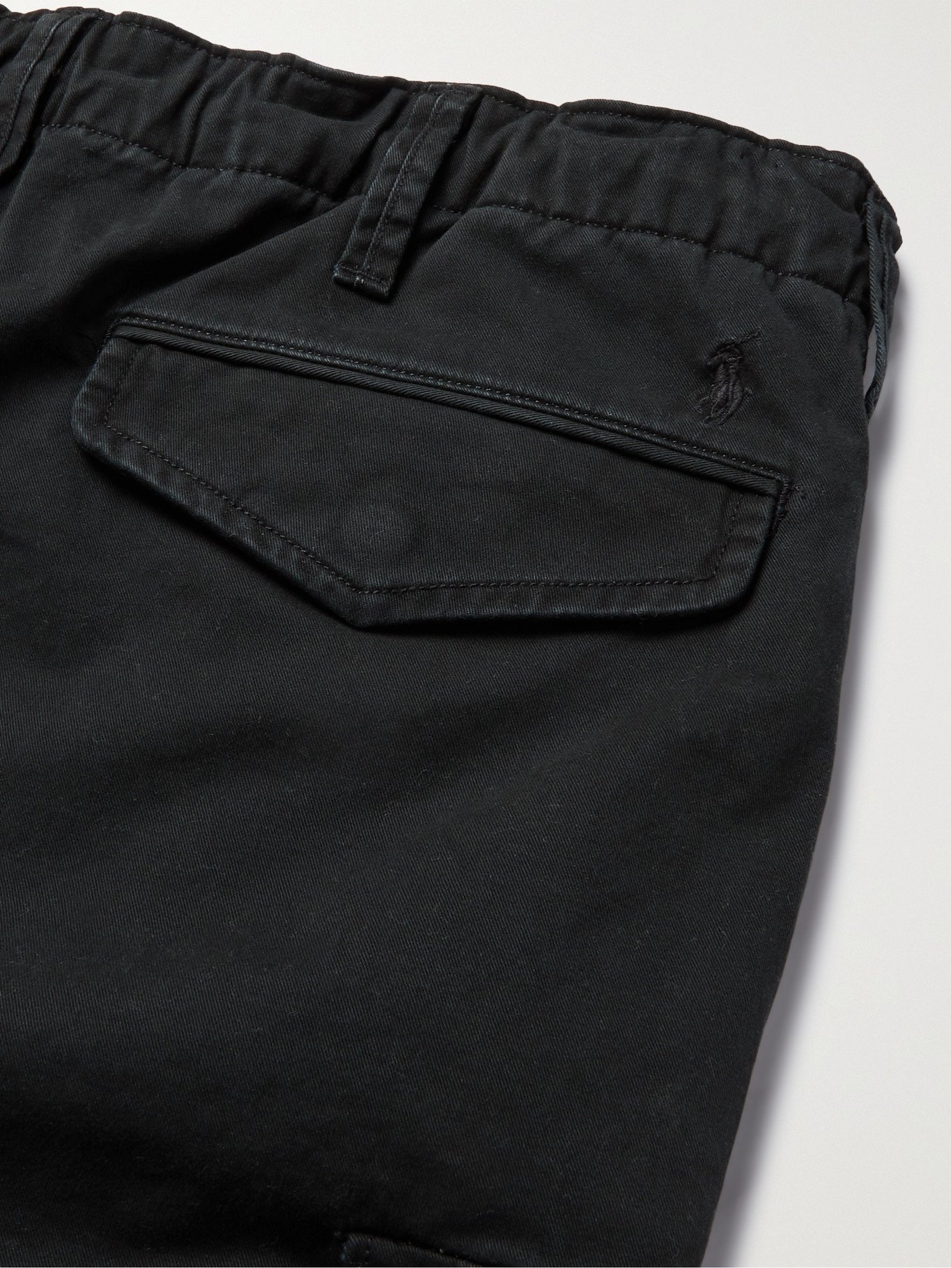 POLO RALPH LAUREN - Tapered Stretch-Cotton Twill Drawstring Cargo 