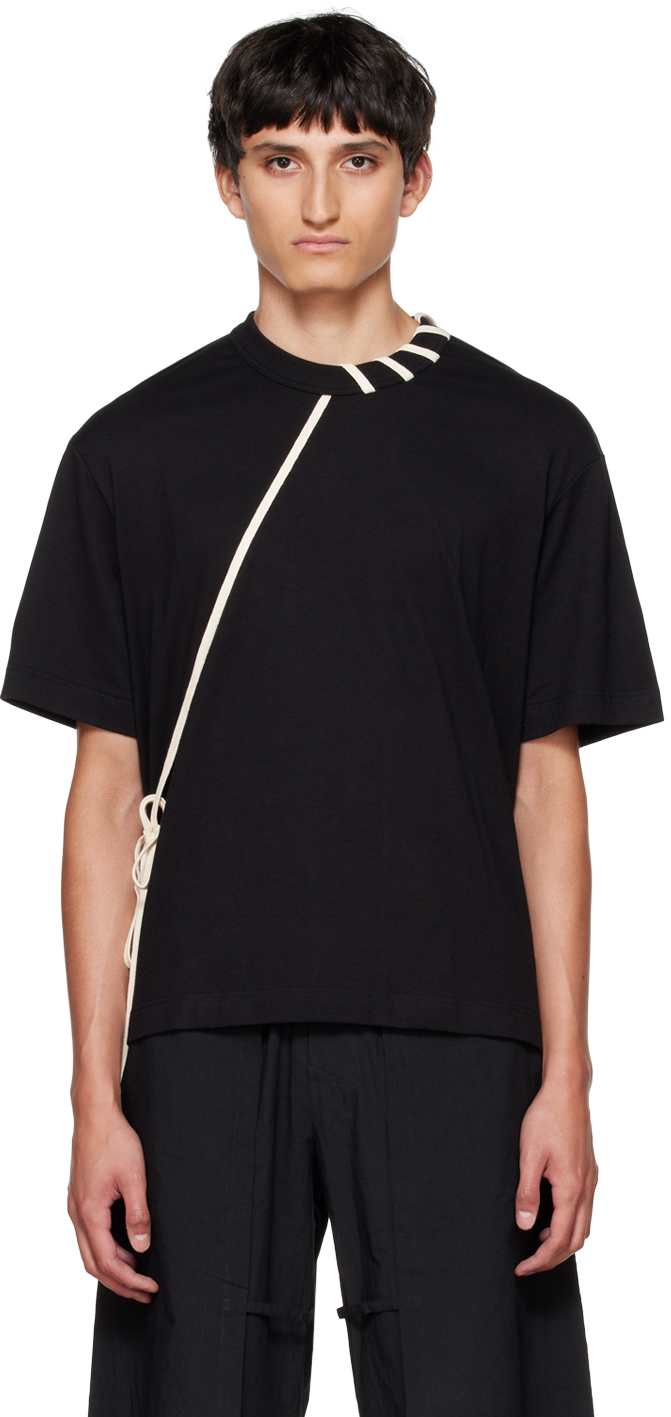 Craig Green Black Laced T-Shirt Craig Green