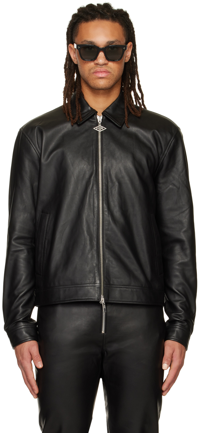Photo: Han Kjobenhavn Black Pilot Leather Jacket