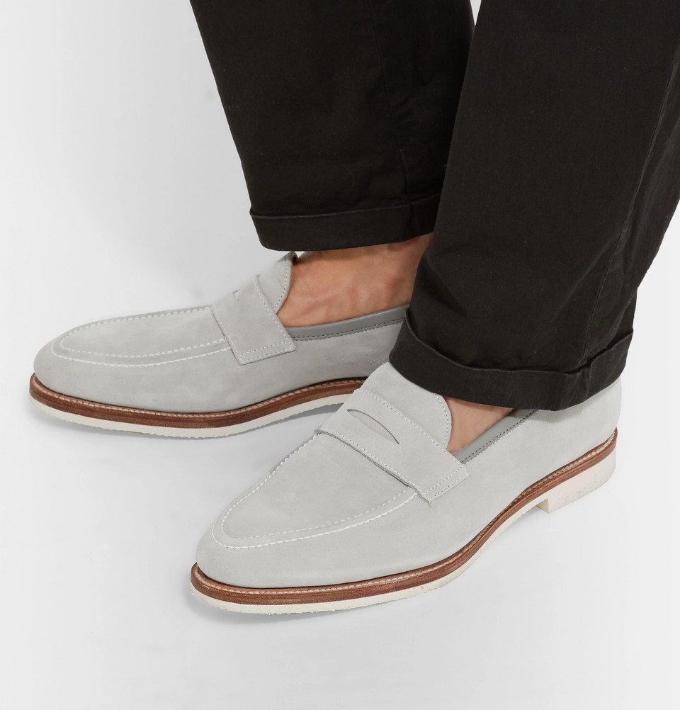 Capri Suede Penny Loafers 