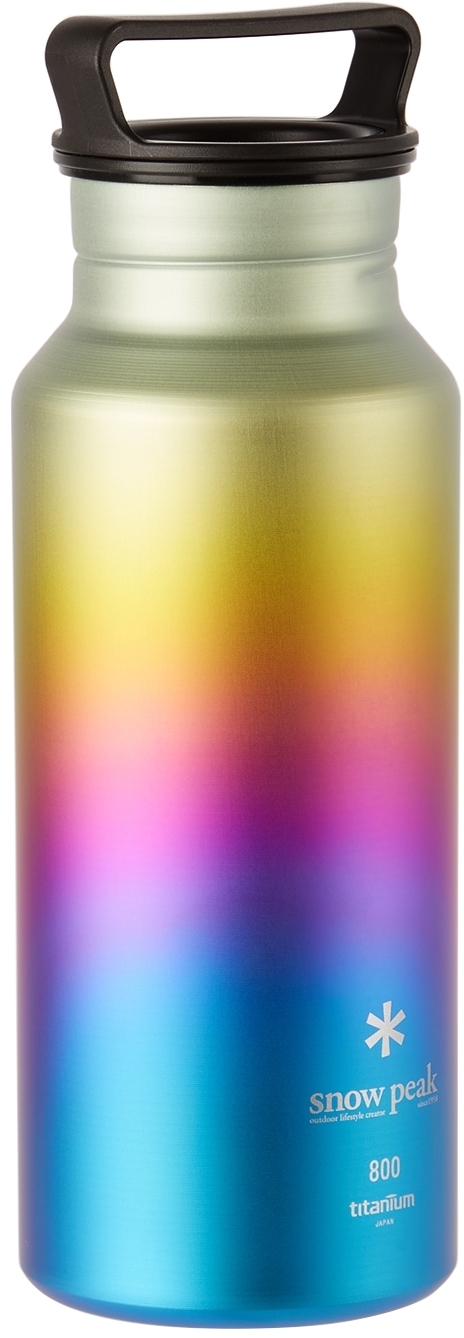 Snow Peak Titanium Aurora Bottle 800 - Rainbow City Snow Peak