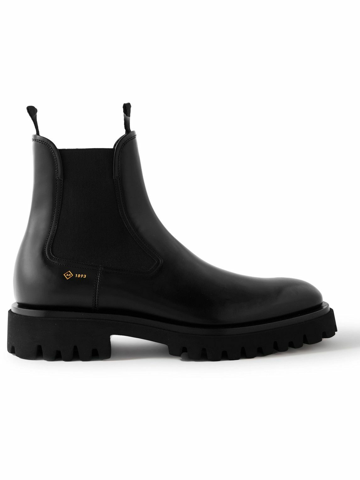 Dunhill Leather Chelsea Boots Black Dunhill