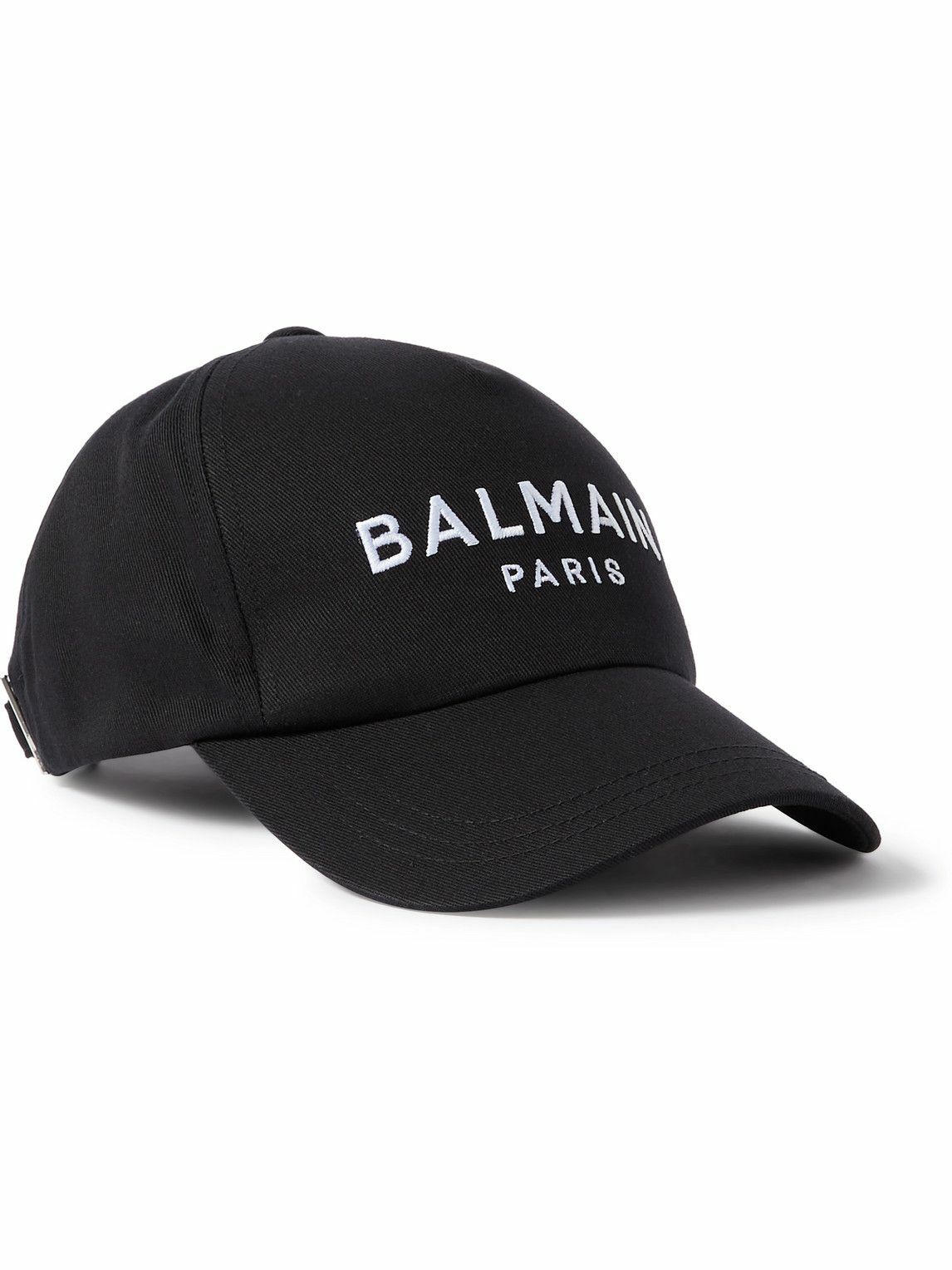 Balmain Logo Embroidered Canvas Baseball Cap Balmain 5567
