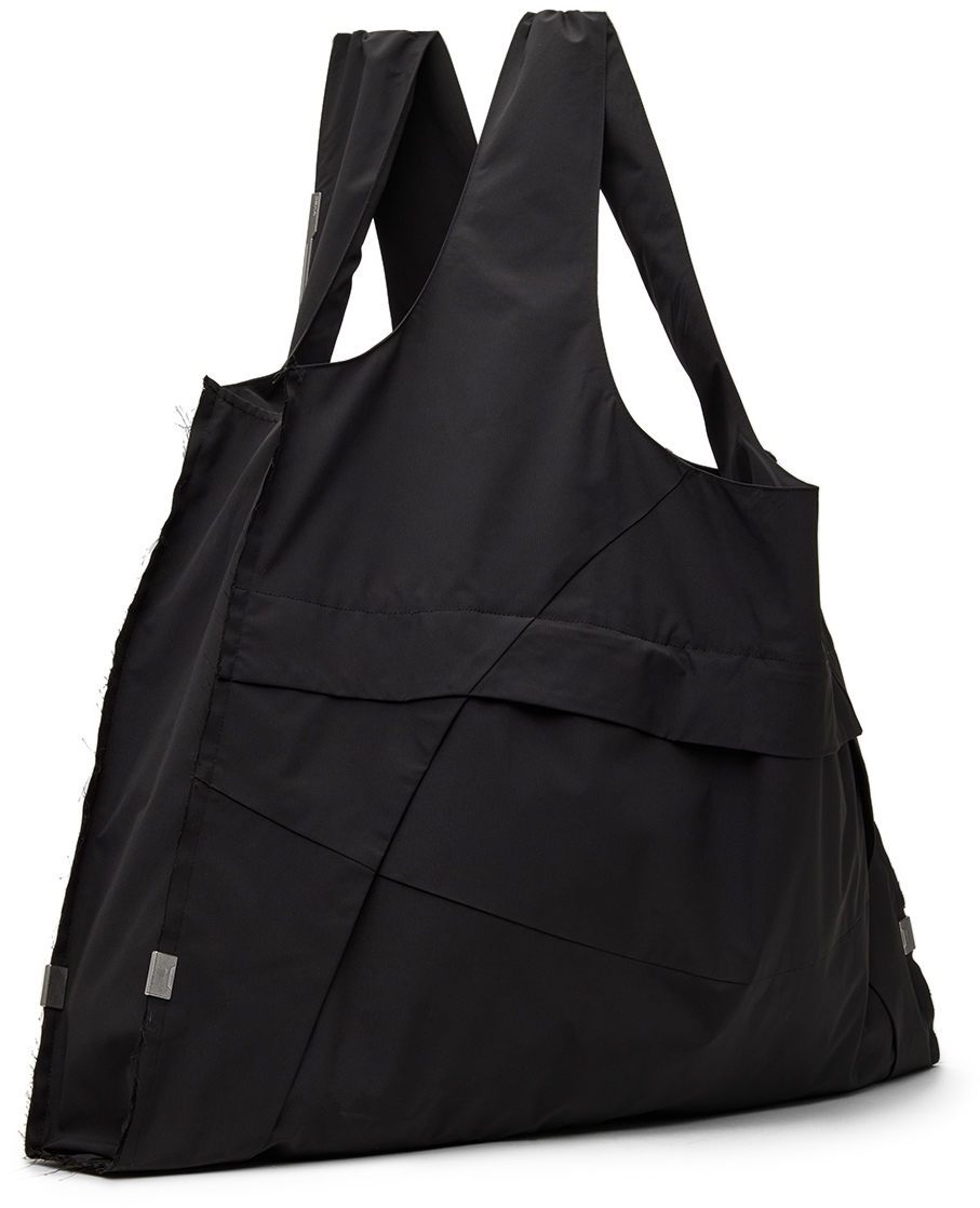 C2H4 Black Future Yacht Club Paneled Streamline Shelter Tote C2H4