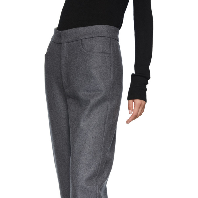 Toteme Grey Novara Long Trousers Toteme