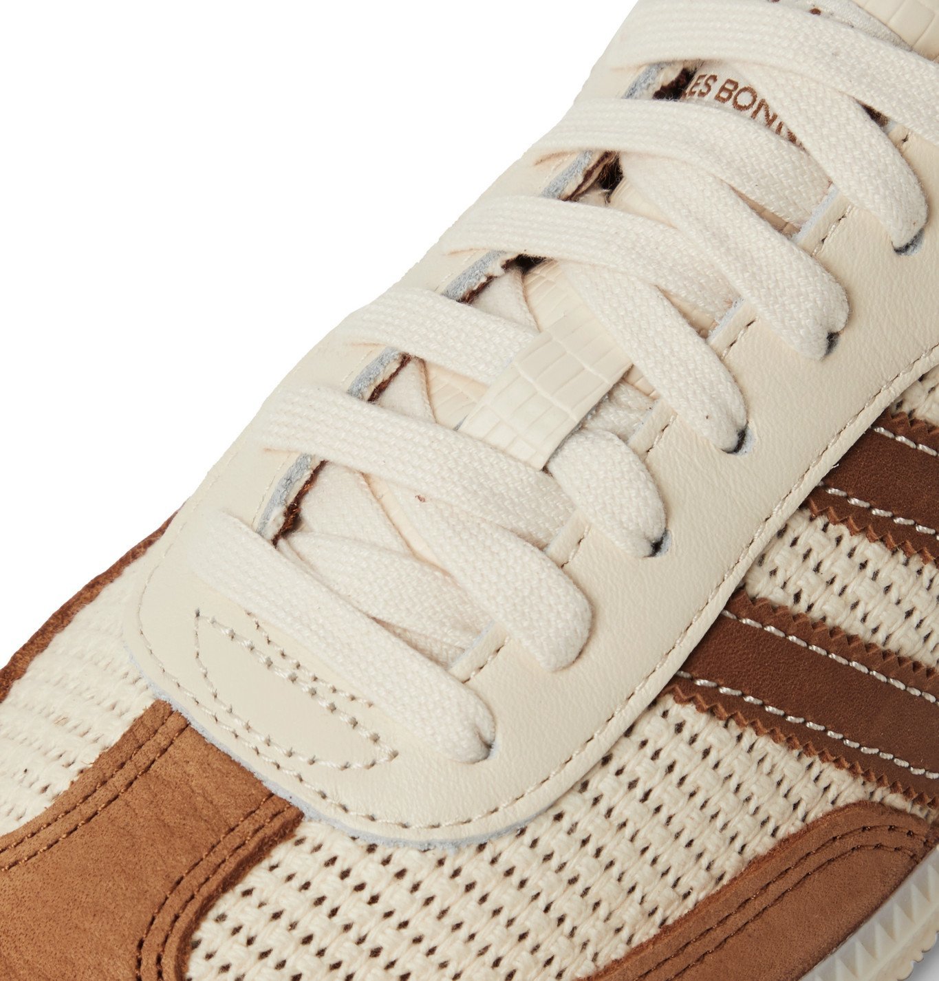 adidas Consortium - Wales Bonner Samba Leather- and Suede-Trimmed Woven