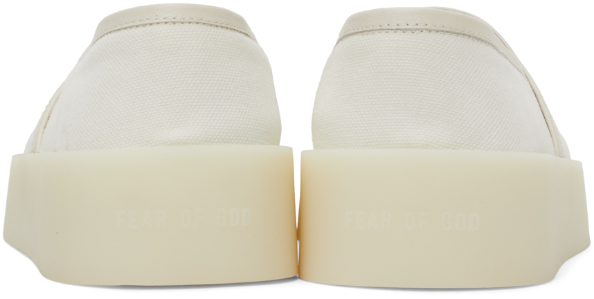 Fear of God White Canvas Espadrille Sneakers Fear Of God