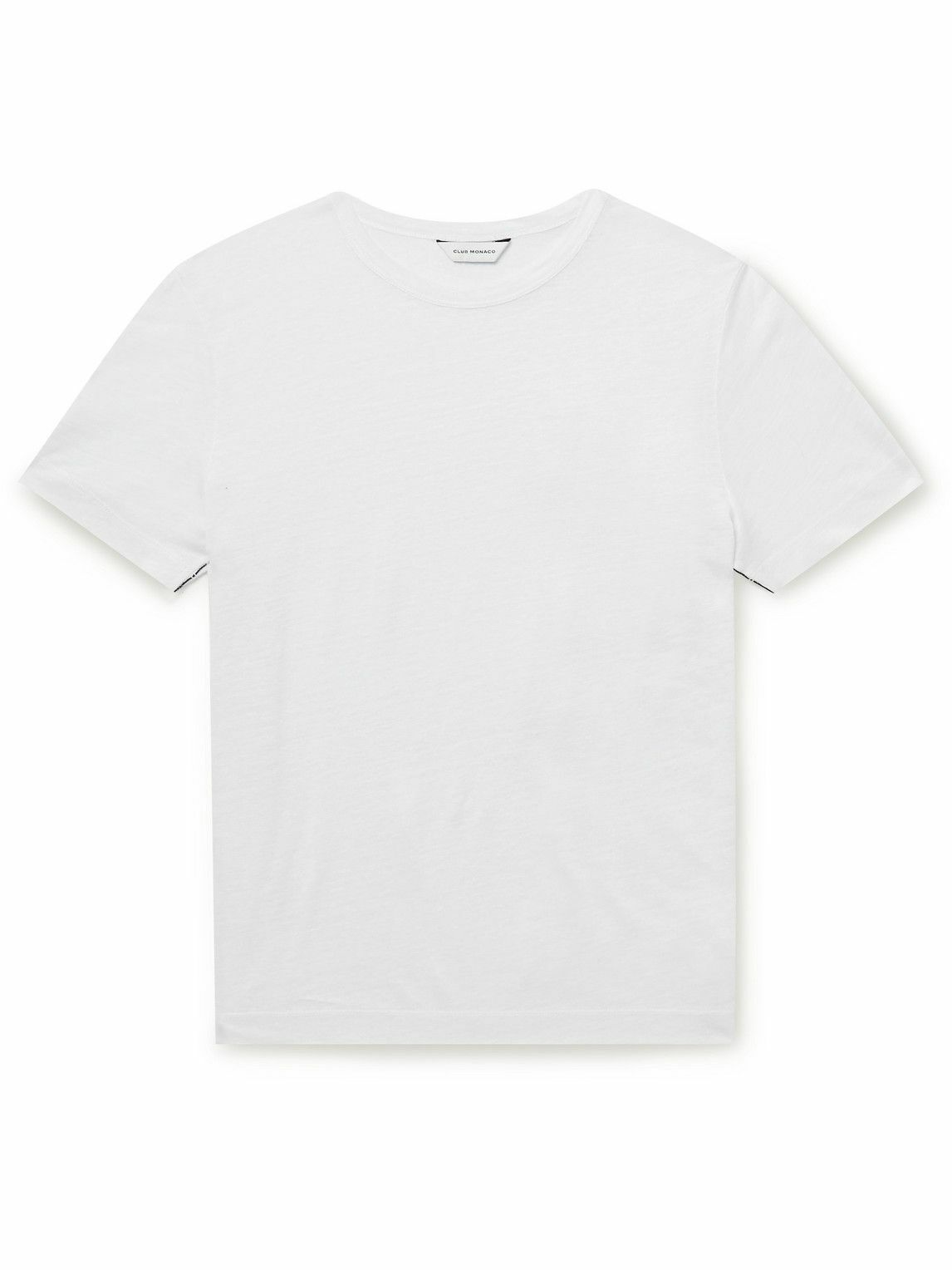 Photo: Club Monaco - Linen T-Shirt - White