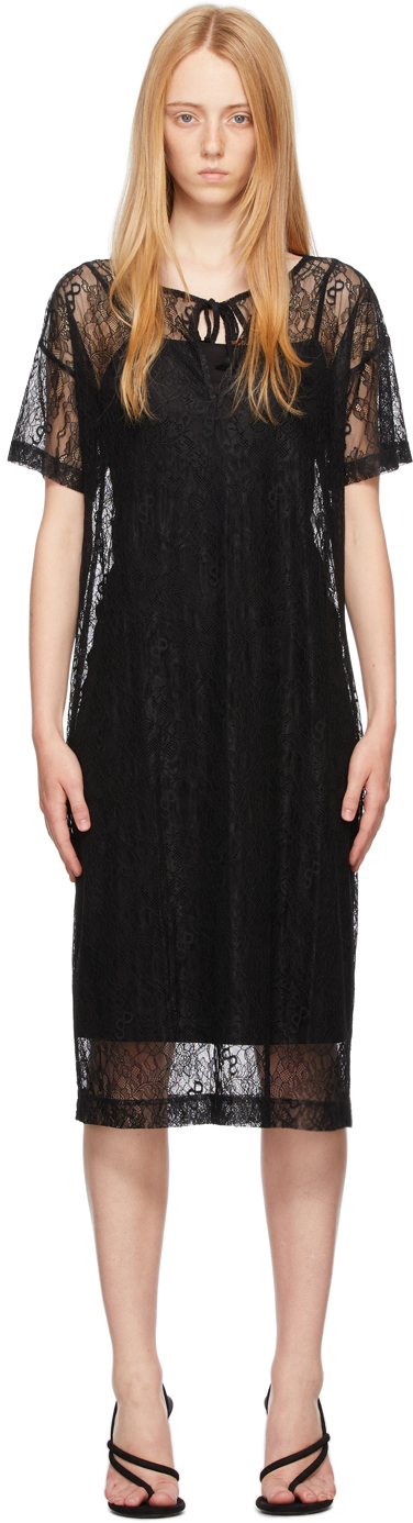 saks black dress