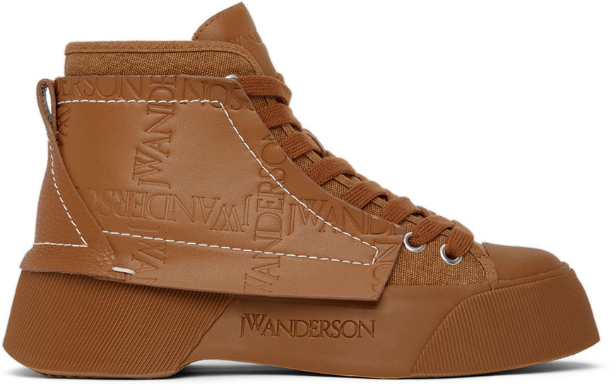 tan chunky sneakers