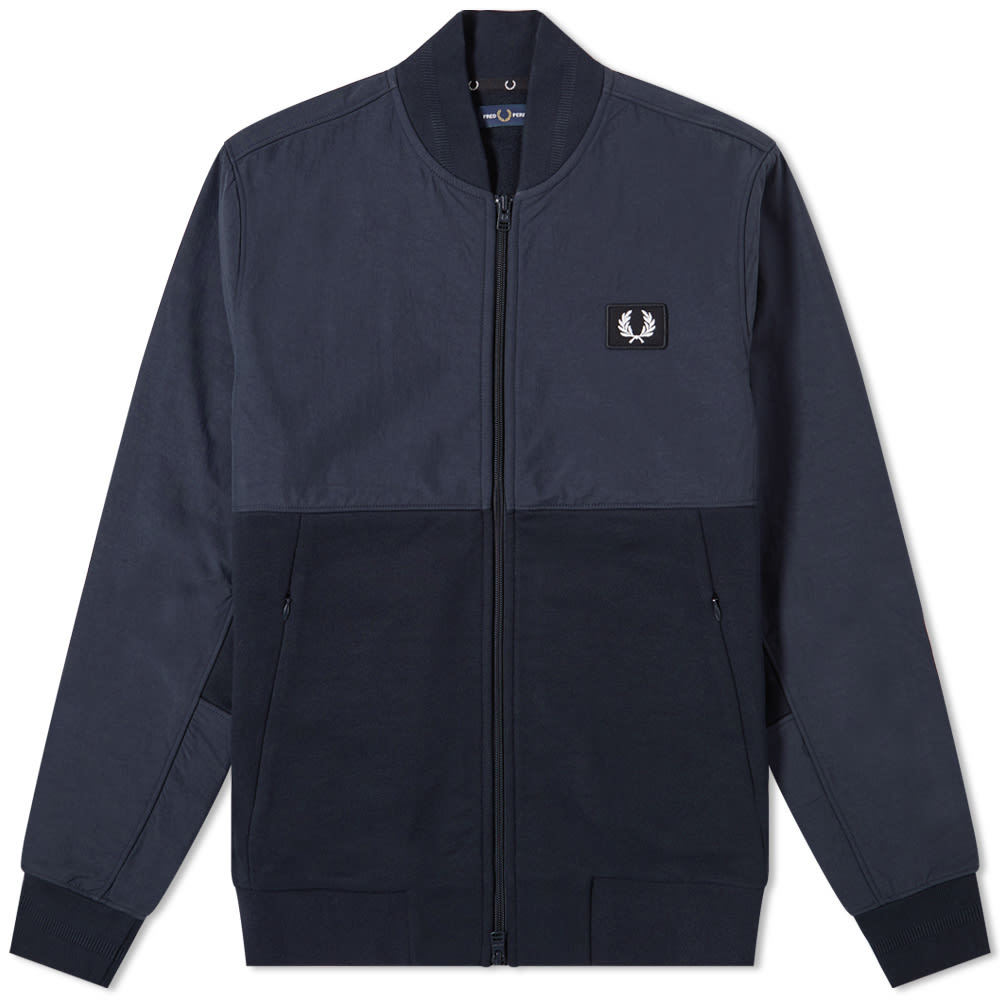 Fred Perry Authentic Woven Panel Bomber Jacket Fred Perry Authentic